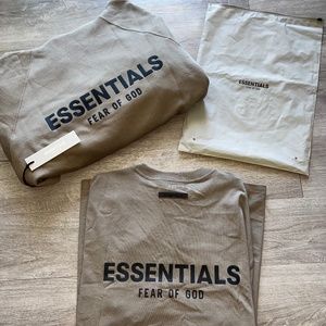 Fear of God Essentials Pullover Hoodie & T-shirt